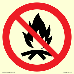 Prohibition: No campfire